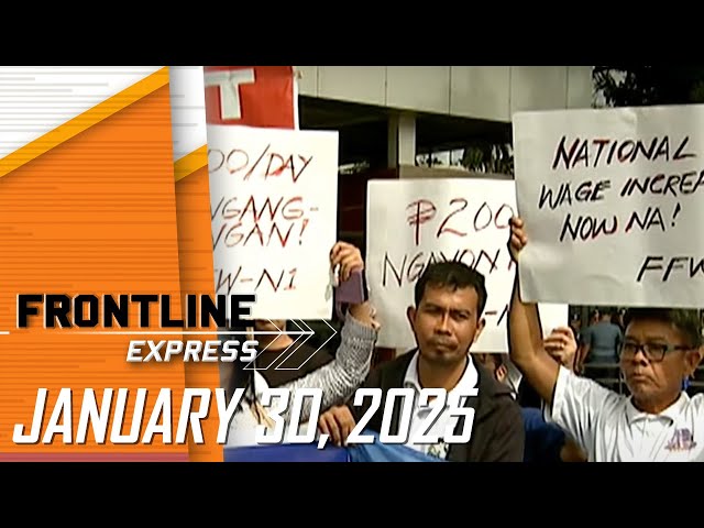 FRONTLINE EXPRESS LIVESTREAM | January 30, 2025 | 3:50PM