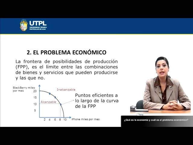 UTPL ¿QUÉ ES LA ECONOMÍA Y CUÁL ES EL PROBLEMA ECONÓMICO?  [(ECONOMÍA)(MICROECONOMÍA I)]