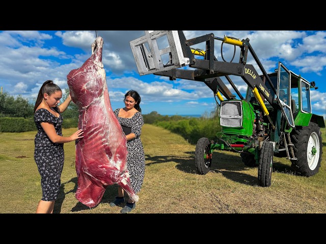 The Secret to Cooking a Perfect Whole Bull Roast in 2 Days 🐄