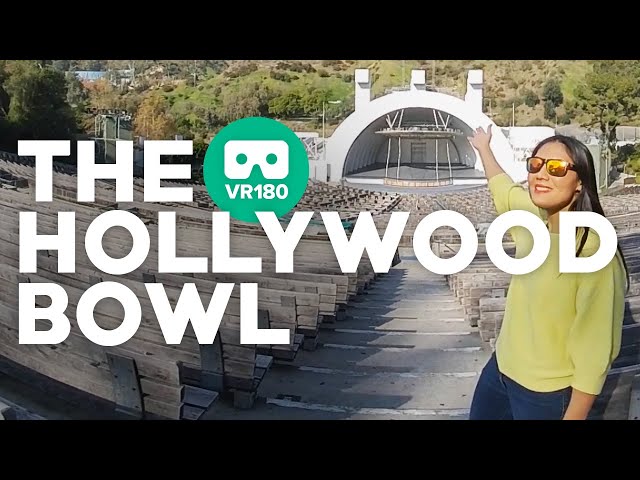 VR180 Hollywood Bowl Tour | 3D VR Insta360 EVO