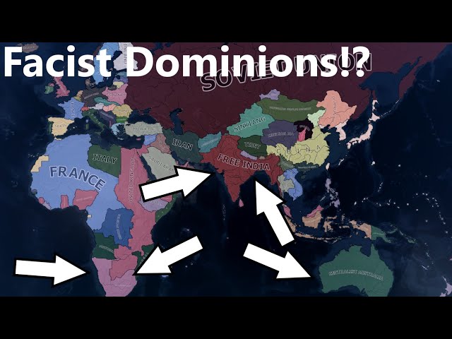 What IF British Dominions Turned Facist !? Hoi4 Timelapse