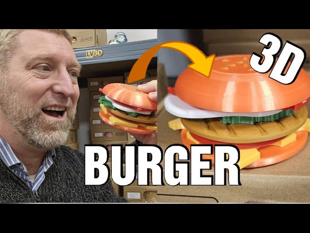 ON IMPRIME UN BURGER EN 3D.