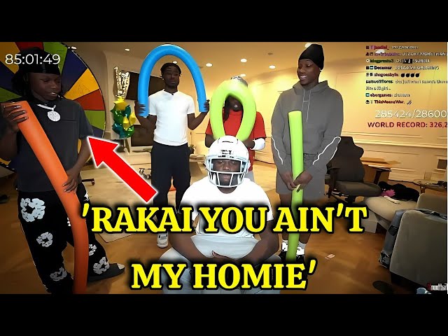 When Kai Cenat’s Friend Snapped Over a Silly Game! (DEZ vs RAKAI)