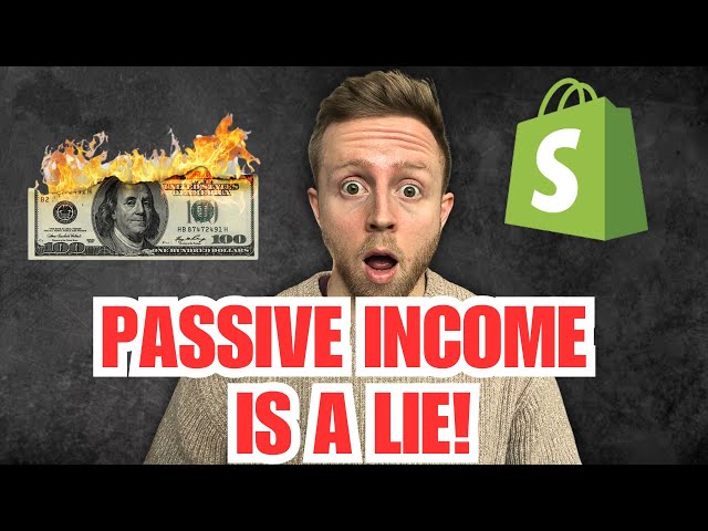 Passive Income Doesn’t Exist | High Ticket Dropshipping