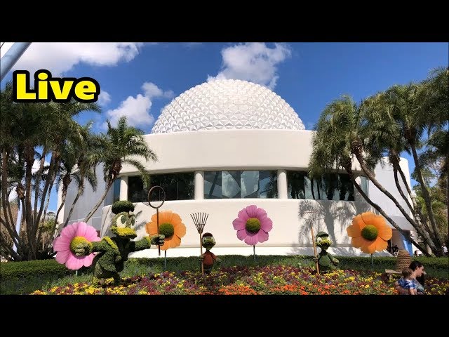 Epcot Live Stream - 3-2-18 - Walt Disney World - ResortTV1