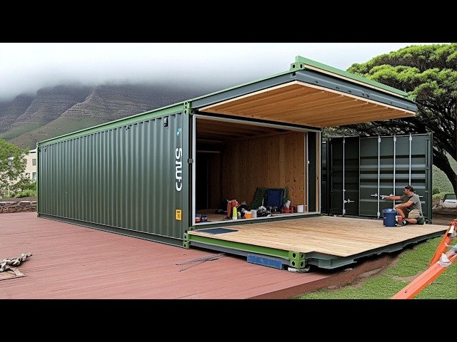 Man Builds Amazing DIY Container Home with a Rooftop Terrace  | Low-Cost Housing @Fabricatusueno