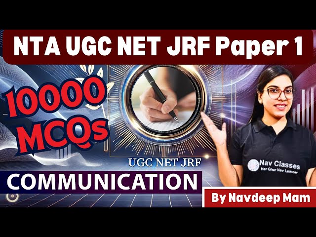 UGC NET Paper 1 June 2025 Communication 10000 MCQs | Crack JRF | Daily 9 PM Practice | JRF is Mine