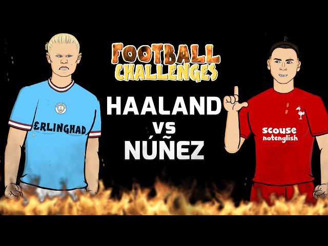 🔥Haaland vs Nunez🔥 Football Challenges! (Erling vs Darwin)