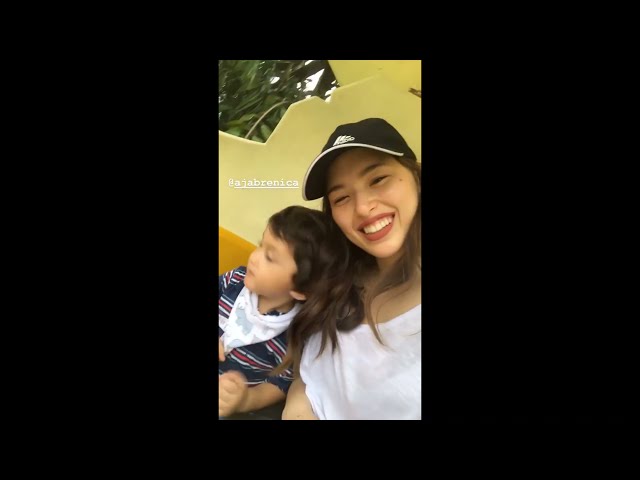 KYLIE NICOLE PADILLA AND ALJUR ABRENICA  WITH THEIR KIDS