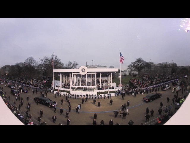 (VIDEO 360) US president Donald Trump's inauguration and parade