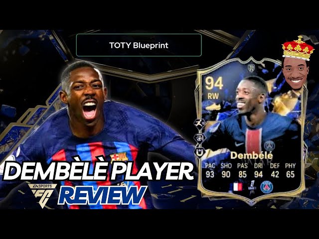 PLAYER REVIEW: The Rarest Card in EA FC 25 TOTY Blueprint Evo 94 Dembele ✨ [Ultimate Team]