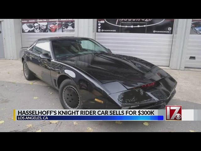 Hasselhoff’s own Knight Rider car goes for $300,000 at auction