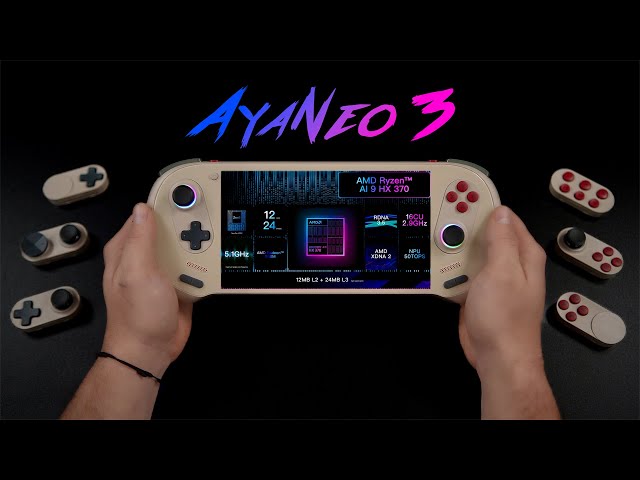 AYANEO 3 Hands On: The World First Modular Handheld!