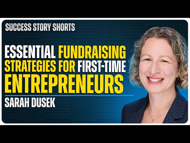 Fundraising Strategies for First-Time Entrepreneurs | Sarah Dusek - Co-Founder of Enygma Ventures