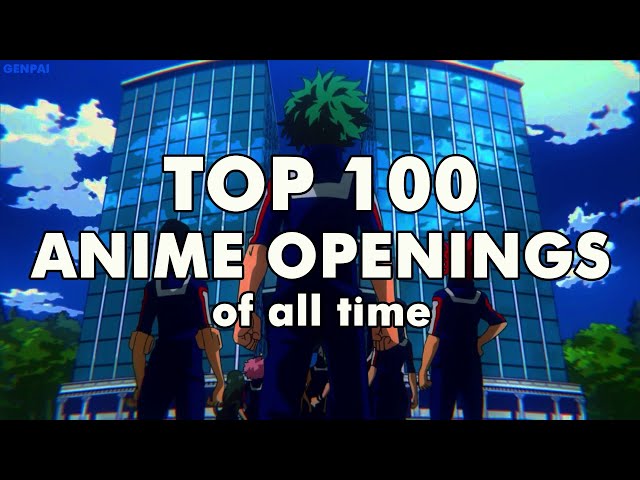 TOP 100 ANIME OPENINGS (IF IT WAS DONE RIGHT)