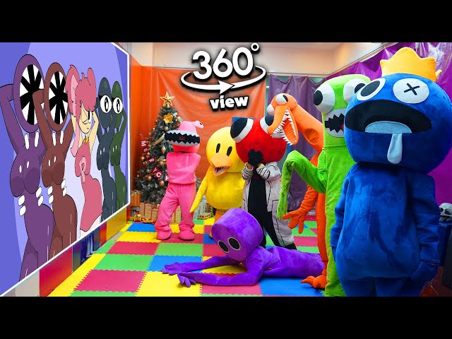 Rainbow Friends 360° - CINEMA HALL | Alphabet Lore But It's Reverse | VR/360° Experience