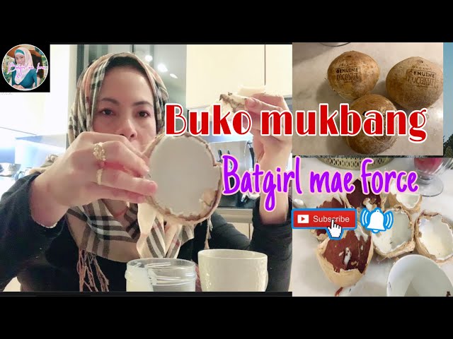 Buko mukbang// batgirl mae force