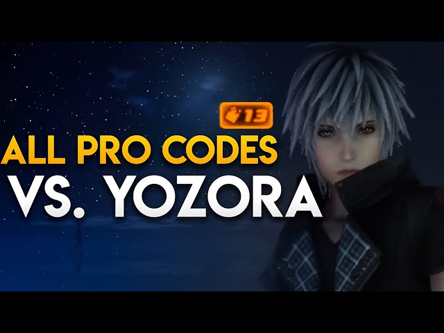 FIGHTING YOZORA WITH ALL 13 PRO CODES