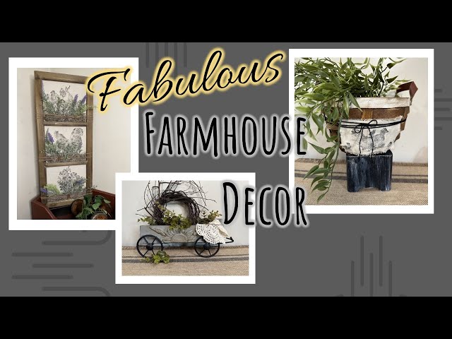 Rustic Farmhouse Style DIY Decor | Modern Farmhouse Budget Friendly Projects