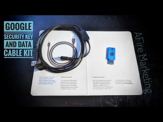 Google Security Kit | U2F Key and Data Cable