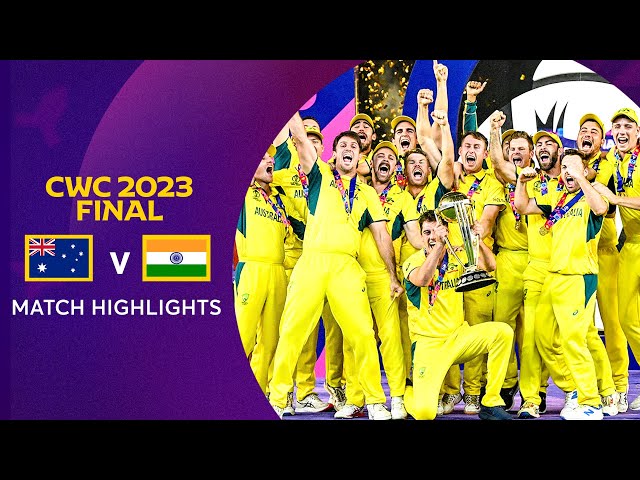 Cricket World Cup 2023 Final: Australia v India | Match Highlights