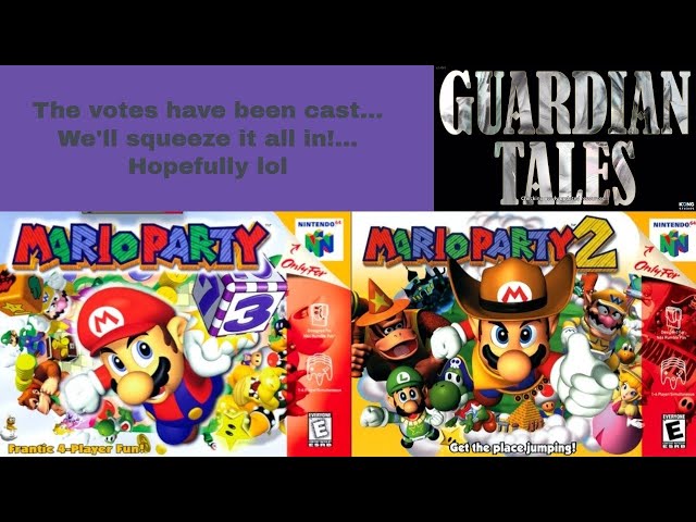 🛑Live🛑 Guardian Tales and Mario Party 1 and 2