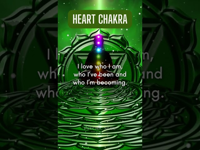 Heart Chakra Affirmations | I LOVE 💚 #affirmations