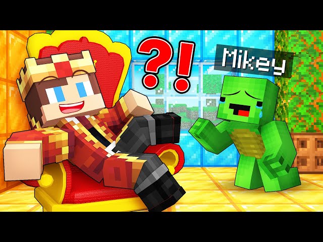 JJ Became a King to Troll Mikey in Minecraft (Maizen)