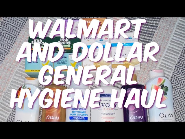 WALMART AND DOLLAR GENERAL SELF CARE HAUL/BODY CARE AND HYGIENE PRODUCTS/MISSNATURALSHAY