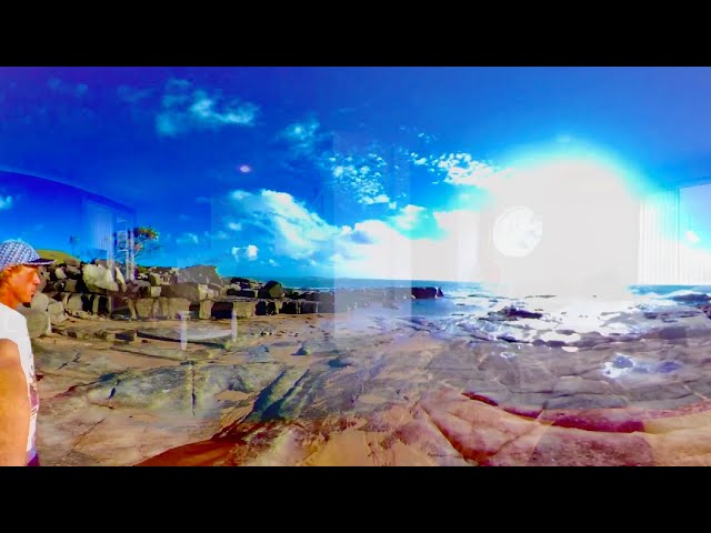 360 VR Exploring the Garden and Coast with 12 String Melodies