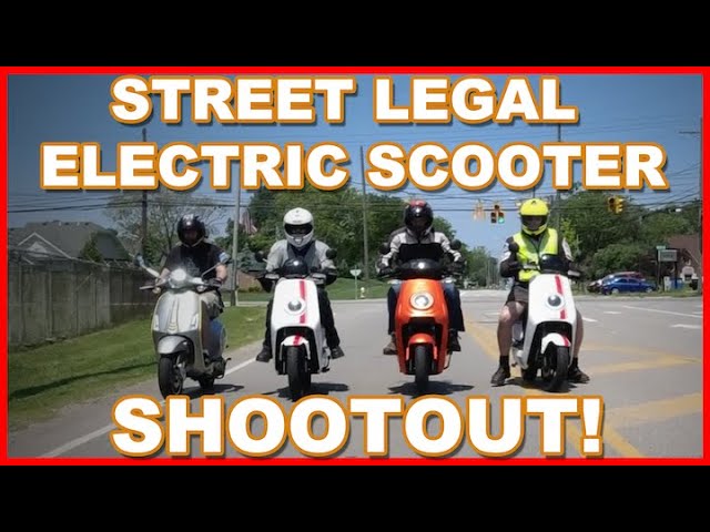 ClevelandMoto Street Legal Electric Scooter Shootout!!! Who will make it home?