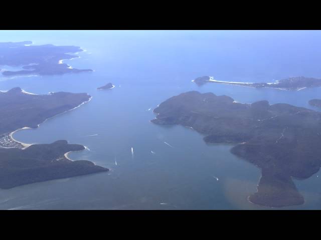 Palm Beach & Pittwater from the air Panasonic TA20