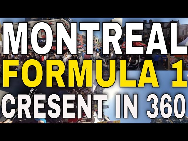 Montreal - Formula 1 on Crescent Street in 360 using Insta 360 One X