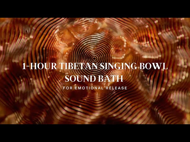 1-Hour Tibetan Singing Bowl Sound Bath + Rain | For Emotional Release