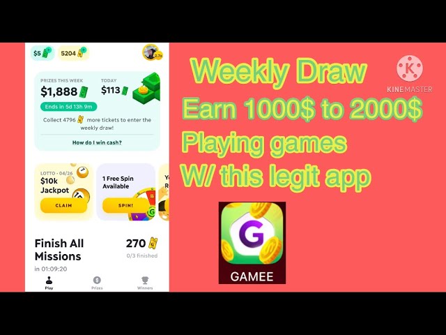 Legit app! Earn 1000$ to 10,000$ sa paglalaro ng gamee app gamit ang mobile phone!