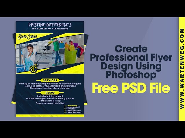 Create Professional Flyer Design Using a Photoshop | Free PSD File