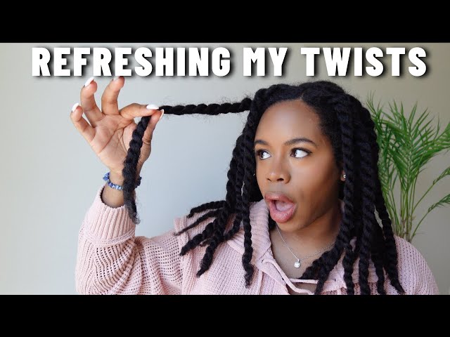 How I Refresh My Natural Hair TWISTS