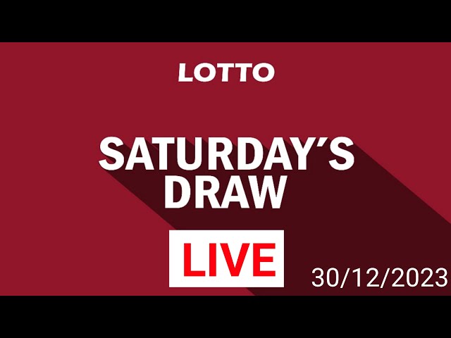 The National Lottery Lotto Draw Live Form Saturday 30 December 2023