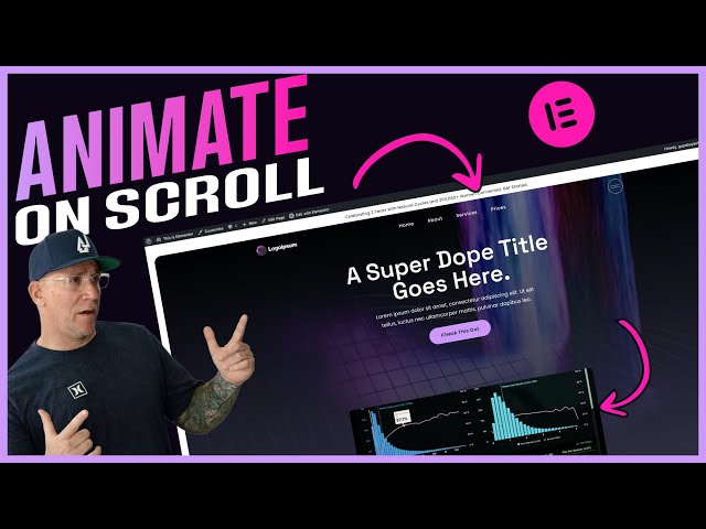 On Scroll Animated Banners With Elementor (No Code Needed!)