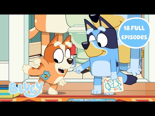 NEW Bluey Series 1, 2 & 3 FULL EPISODES | Featuring Bingo, Dad Baby and 16 More! 💙🧡 | Bluey