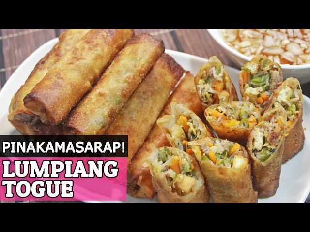 LUMPIANG TOGUE | LUMPIANG GULAY | VEGETABLE SPRINGROLL | HUNGRY MOM COOKING