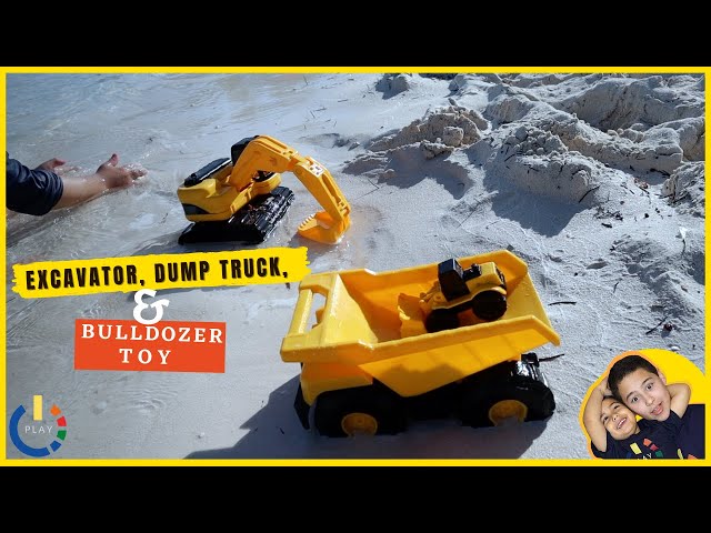 Excavator, Dump Truck, & Bulldozer Toys - OnPlay 🔴