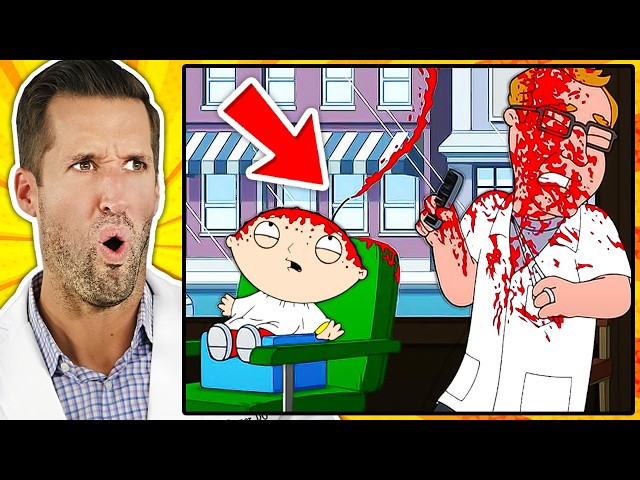 ER Doctor REACTS to Family Guy Cutaway Medical Scenes