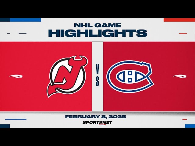 NHL Highlights | Devils vs. Canadiens - February 8, 2025