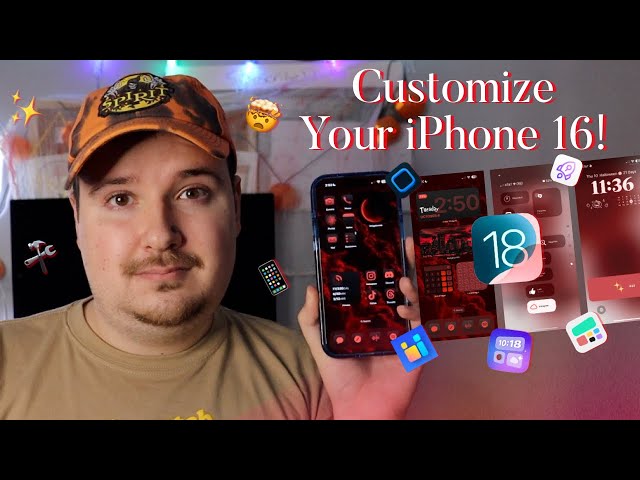 Customizing My iPhone 16 With iOS 18! (Control Center, Widgets, Icons & More!) ❤️✨📱