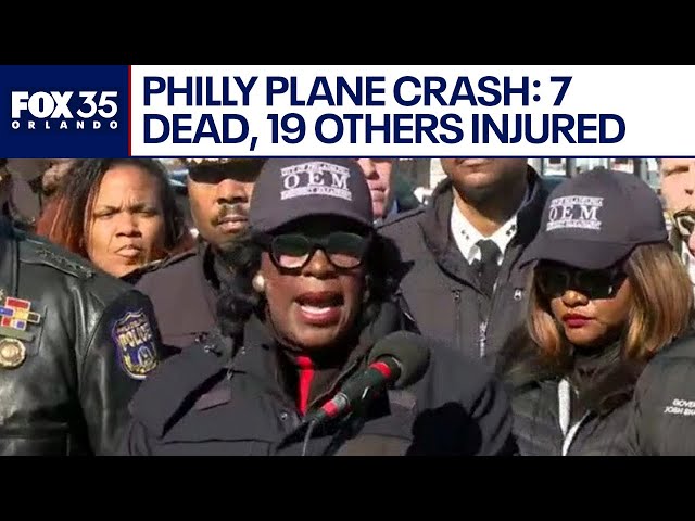 Philadelphia mayor gives updates morning after deadly plane crash