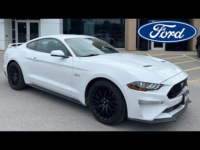 2019 Ford Mustang GT Coupe Premium 5.0L V8 w/ GT Performance Package in Oxford White Walk-Around