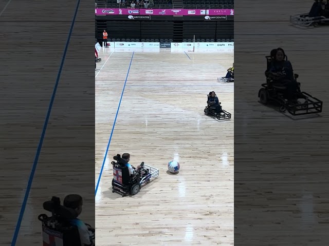 FIPFA 2023 World Cup Sydney: England 🏴󠁧󠁢󠁥󠁮󠁧󠁿 vs USA 🇺🇸 Good Block  🇺🇸 2 #powerchair #shorts #Sydney