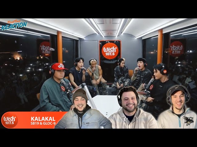 First Time Reaction | SB19 and Gloc-9 perform "Kalakal" LIVE on Wish 107.5 Bus