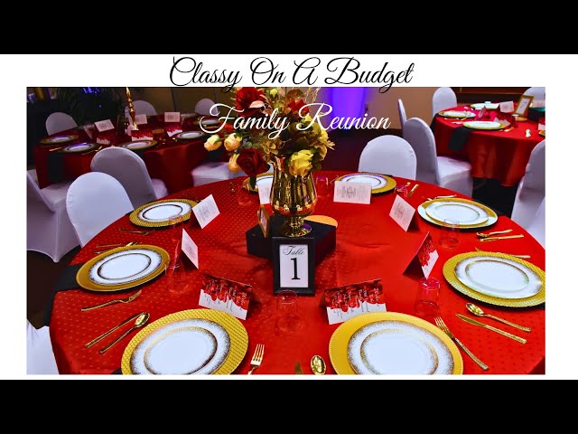 Classy On A Budget Family Reunion Events Set-ups